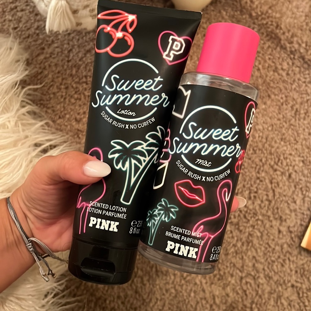 body mist and lotion